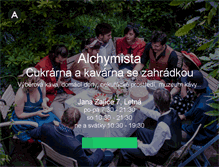 Tablet Screenshot of alchymista.cz